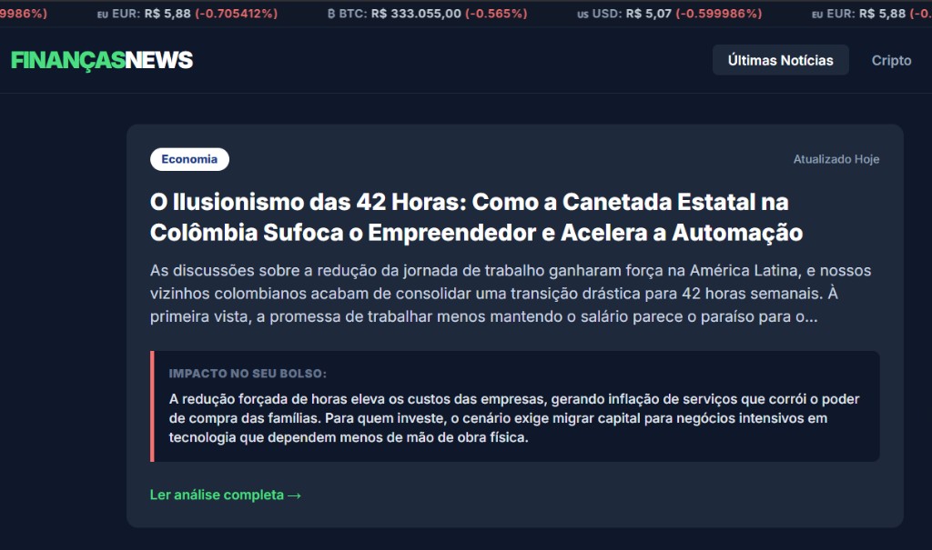 Portal Finanças News